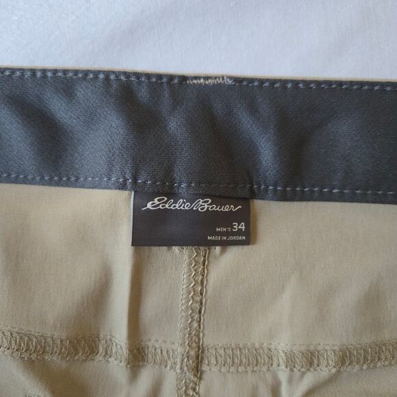 Eddie Bauer Hiking Shorts - Men's 34 - Khaki 10.5" Inseam - Picture 6 of 6